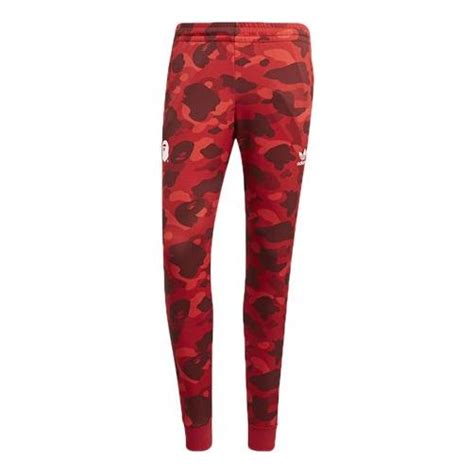 adidas Bape x adidas originals adicolor Track Pants Raw Red 